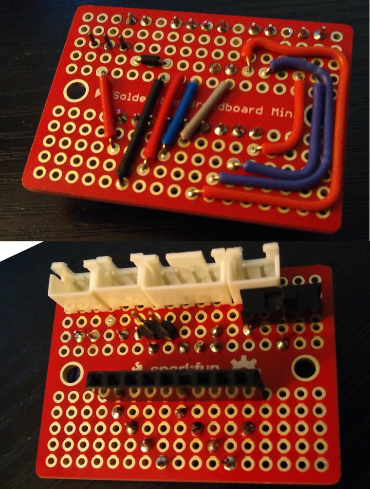 Finished motor controller breakout board