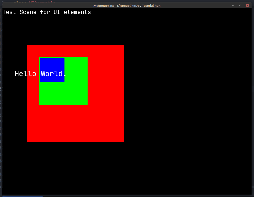 McRogueFace dev screenshot showing nested UI elements